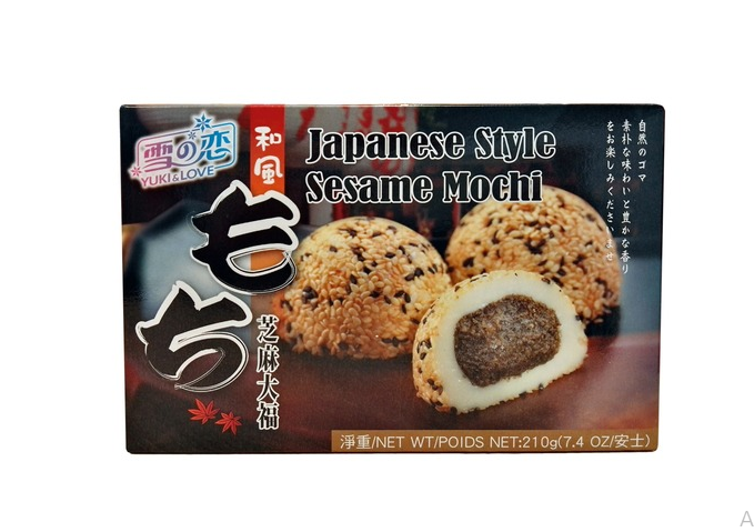 Ciasteczka mochi sezamowe Yuki 210 g