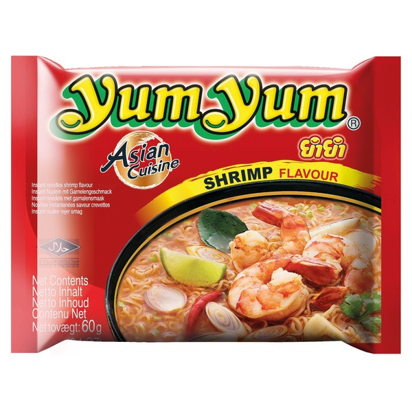 Zupka makaronowa instant Yum Yum Shrimp flavour 60g