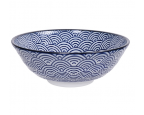 Ceramiczna miska do ramenu Blue Wave 21,5 x 7 cm