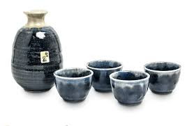 zestaw do sake Tenmoku