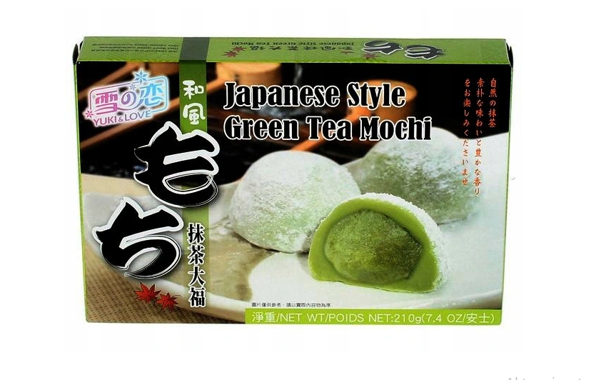 Ciasteczka Mochi zielona herbata  Yuki 210 g