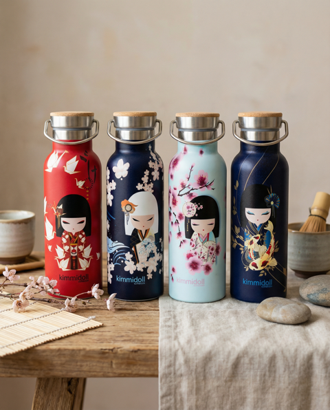 Butelka termiczna Kimmidoll 500 ml – z wizerunkiem Nozomi