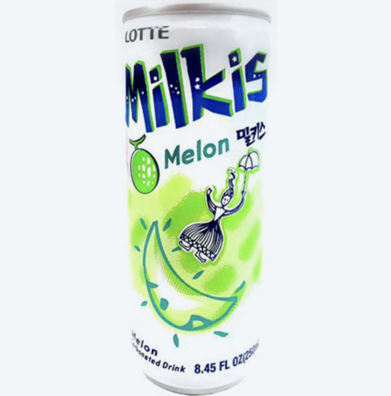 Milkiś mleczny melonowy napój koreański Lotte 250 ml