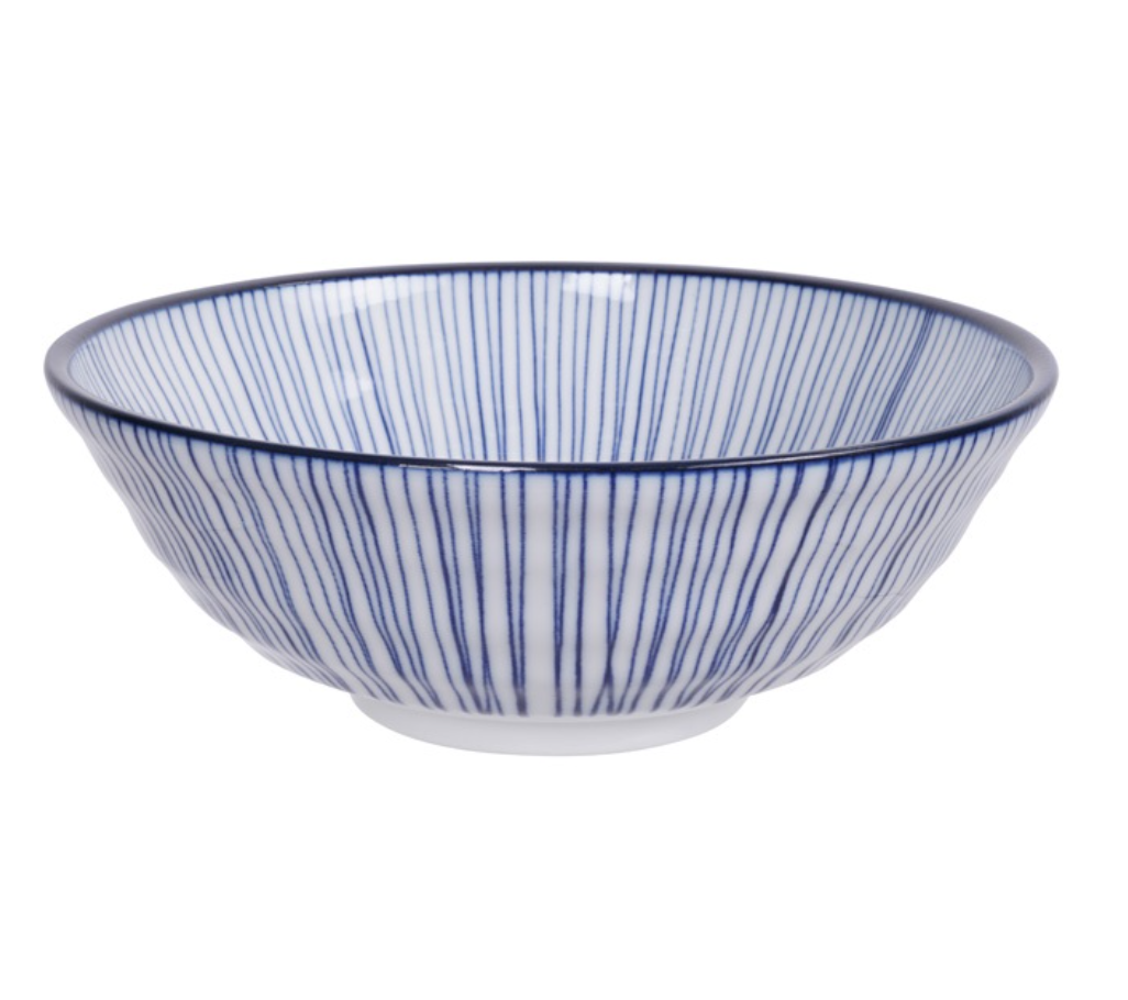 Ceramiczna miska do ramenu Blue 21,5 x 7 cm