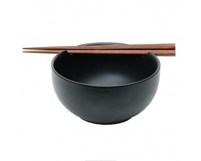 Ceramiczna miska czarny MAT 16 x 7 cm